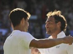 Atp Finals, Alcaraz incontra Fognini prima della finale con Sinner. La battuta su’Ballando con le stelle’