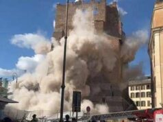 Torre dei Conti, appello degli inquirenti: “Chi ha video del primo crollo si rivolga ai carabinieri”