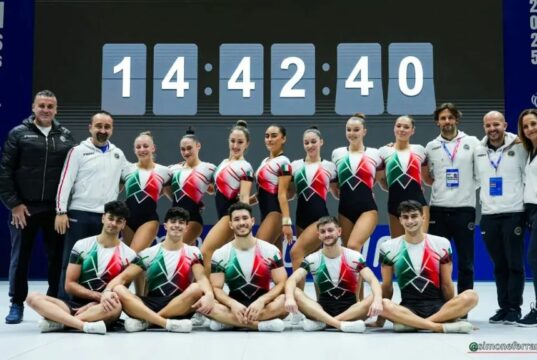 Europei di ginnastica aerobica, l’Italia di Colnago, Marras, Pettinari e Frigeni è oro nel team ranking Europei Ginnastica Aerobica