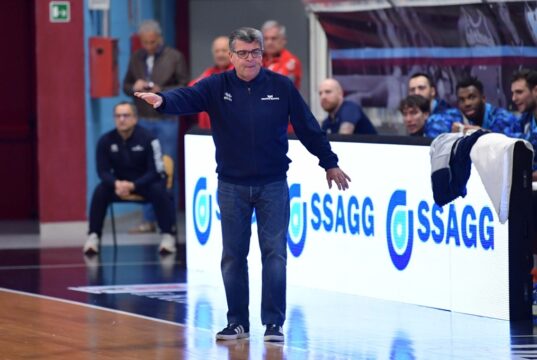 Ramagli elogia la prestazione che ha portato la vittoria della Blu Basket Bergamo su Rieti Blu Basket Bergamo