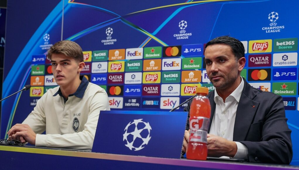 palladino raffaele e de ketelaere charlesUCL League Phase MD6 PressConference Atalanta