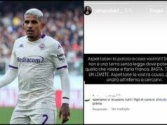Fiorentina, minacce social a mogli giocatori: “Spero che i vostri figli muoiano di cancro”