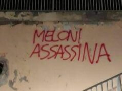 ‘Meloni assassina’, scritta choc in centro a Castiglioncello