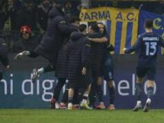 Parma-Lazio 0-1, biancocelesti in 9 vincono con gol di Noslin