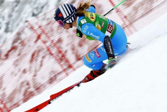 Coppa del Mondo di sci alpino, Sofia Goggia è terza nella prima prova della discesa libera di Sankt Moritz slalom gigante di Soelden 2025