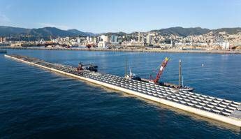 Webuild ha completato l’affondamento del quindicesimo cassone della Diga Foranea di Genova