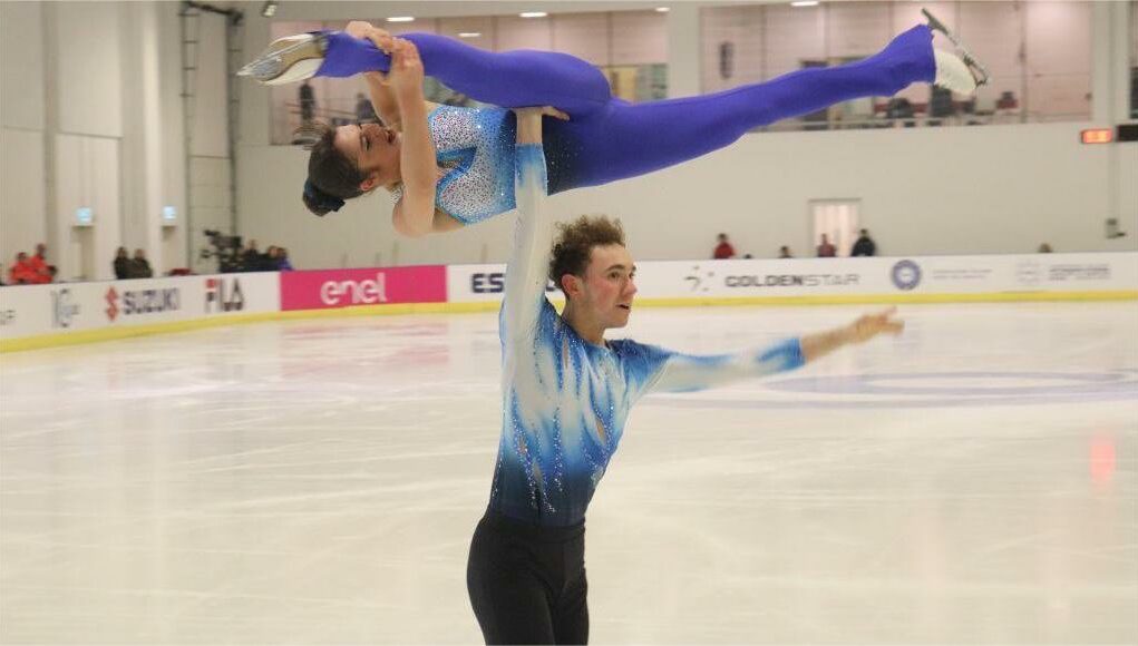 Irina Napolitano ed Edoardo Comi - Campionati Italiani di pattinaggio di figura Campionati Italiani di pattinaggio di figura