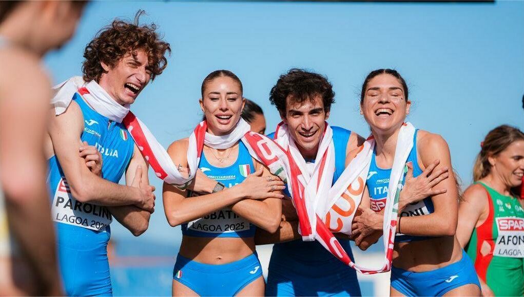 Sebastiano Parolini e Marta Zenoni - Europei di corsa campestre Europei di corsa campestre