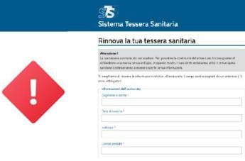 Tessera sanitaria, occhio alla truffa: false email sul rinnovo, l’allarme del ministero