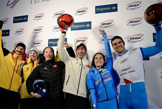 Alessandra Fumagalli conquista il primo podio in Coppa del Mondo di skeleton ed è argento agli Europei nella mixed team Coppa del Mondo di skeleton