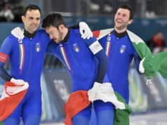 Olimpiadi Invernali di Milano-Cortina 2026, Ghiotto, Malfatti e Giovannini vincono l’oro nell’inseguimento maschile di speed skating