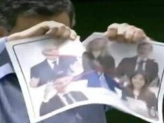 Iran, deputato straccia foto dei leader europei: c’è anche Mattarella. Tajani convoca l’ambasciatore