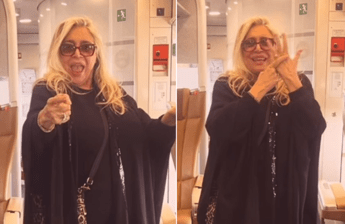 Mara Venier verso Sanremo, è polemica: “Vai con aereo privato coi nostri soldi”. E lei replica