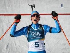 Milano Cortina, Vittozzi medaglia d’oro in gara a inseguimento del biathlon