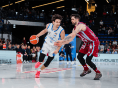 La Blu Basket Bergamo si esalta alla ChorusLife Arena e batte Rieti Blu Basket Bergamo