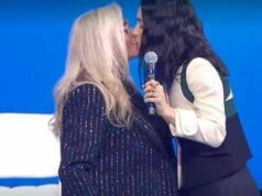 Levante dopo Sanremo: “Non c’è stata censura”. E poi bacia in diretta Mara Venier