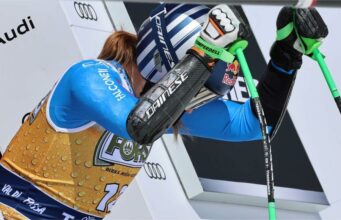 Discesa libera in Val di Fassa