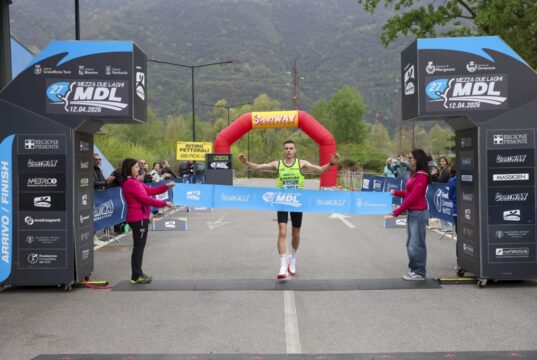 Roberto Giacomotti e Sara Locatelli vincono la 27.a edizione della Mezza Due Laghi Mezza Due Laghi