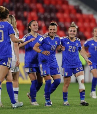Festival del gol per l’Italia delle donne contro la Serbia. Sabato c’è la Danimarca Nazionale femminile
