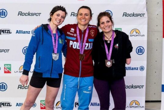 Coppa Italia di Para Climbing, a Milano Susanna Cenati è seconda nella categoria AU2