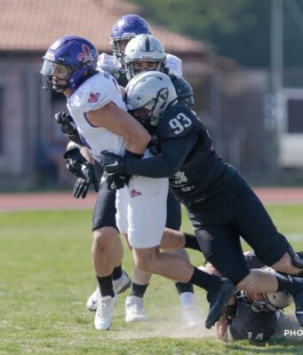 Football americano, i Frogs Legnano cedono ai Guelfi 24-48 Frogs Legnano