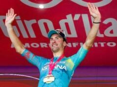 Giro d’Italia, Bettiol vince la 13esima tappa: Eulalio sempre in rosa