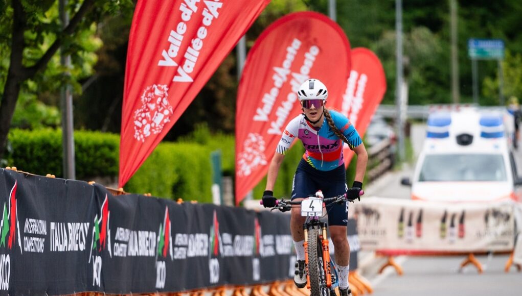 Lucia Bramati all'arrivo - credit Alessio Pederiva Trinx Factory Team