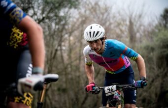 Ciclismo, Pietro Cao (Trinx Factory Team) sul podio della Durona Bike Trinx Factory Team