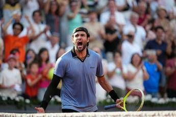 Berrettini ai quarti del Roland Garros e sogna: “Ora senza Sinner…”