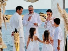 Fognini e Pennetta, l’anniversario di matrimonio e la festa a sorpresa in spiaggia