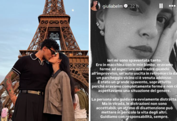 Stash, la compagna Giulia Belmonte: “Ero con le mie figlie, un’auto ci è venuta addosso”
