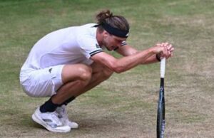 Zverev, paura ad Halle: malessere contro Fritz, poi perde la partita