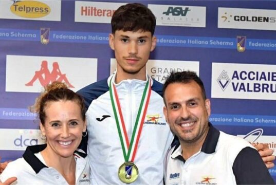 Campionati Italiani di scherma, Filippo Brignoli vince il bronzo nella spada Under 17 Campionati Italiani di scherma
