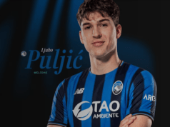 Atalanta, ufficializzato l’acquisto di Ljubo Puljic (difensore centrale) per l’Under 23 Atalanta U23