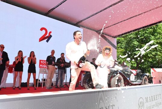 I fratelli argentini Juan e Margarita Tonconogy vincono la 1000 Miglia e rompono il dominio di Andrea Vesco (secondo) 1000 Miglia