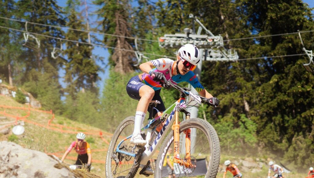 Antonia Grangl 17esima nell'xcc di La Thuile - credit Piper Albrecht Trinx Factory Team