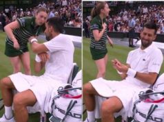 Wimbledon, lo scherzo di Djokovic e la raccattapalle trema