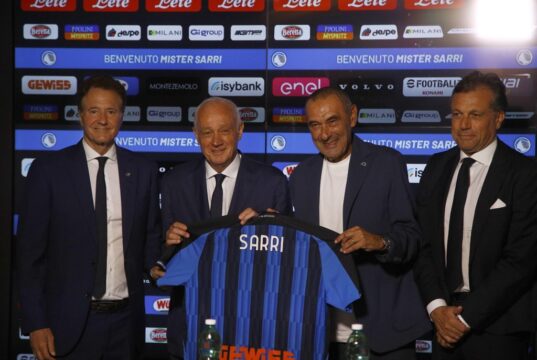 Il sogno di Sarri: creare una squadra forte attraverso il lavoro e portarla a vincere Atalanta