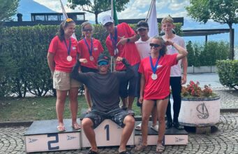 Vela, Beatrice Tosi e Marco Tortelli conquistano il primo posto a Bellano nella regata 29er della XV Zona FIV Vela