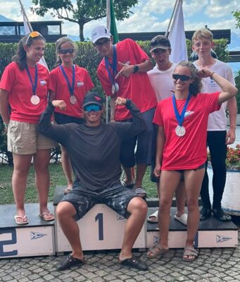 Vela, Beatrice Tosi e Marco Tortelli conquistano il primo posto a Bellano nella regata 29er della XV Zona FIV Vela