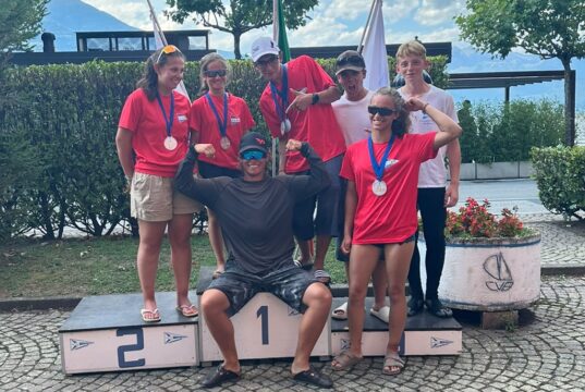 Vela, Beatrice Tosi e Marco Tortelli conquistano il primo posto a Bellano nella regata 29er della XV Zona FIV Vela