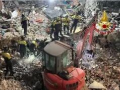 Crollo palazzina a Messina, proseguono ricerche dei tre dispersi. Malore per vigile del fuoco