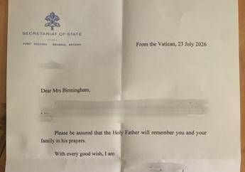 Famiglia nel bosco, Papa risponde a lettera genitori: “Vi ricordo nelle mie preghiere”