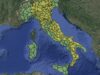 Maltempo, allerta meteo gialla per temporali oggi lunedì 17 agosto: la mappa delle 13 regioni a rischio