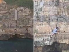 Paura a Polignano a Mare, turista resta bloccata sulla scogliera di Lama Monachile: voleva fare una foto