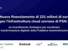 Polo strategico nazionale: 231 mln di euro da Intesa, Unicredit, Cdp, Bper e Banco Bpm