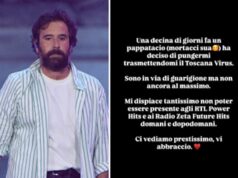 Tommaso Paradiso ha il Toscana virus: “Mi ha punto un pappatacio”