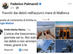 “Travolti dai debiti nell’azzurro mare di Mallorca”: Osho smaschera la creator che aveva criticato Giorgia Meloni