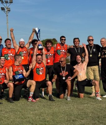 Frogs 65ers, campioni d’Italia: conquistato a Ferrara il titolo italiano flag Frogs 65ers