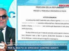 Delitto di Garlasco, la moglie di Giovanni Ferri presenta denuncia in procura per far riaprire caso: “Si indaghi per omicidio”